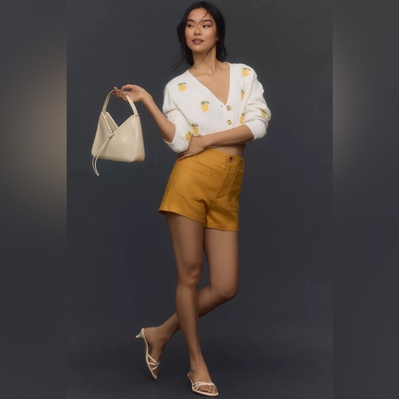 NWT / Anthropologie Colette Linen Shorts by Maeve. Size 29 - Picture 5 of 9